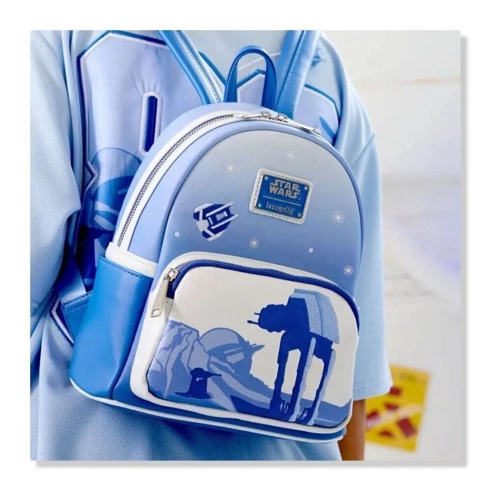 ✨DISNEY x LOUNGEFLY✨ NEW! Star Wars Hoth Echo Base Backpack
